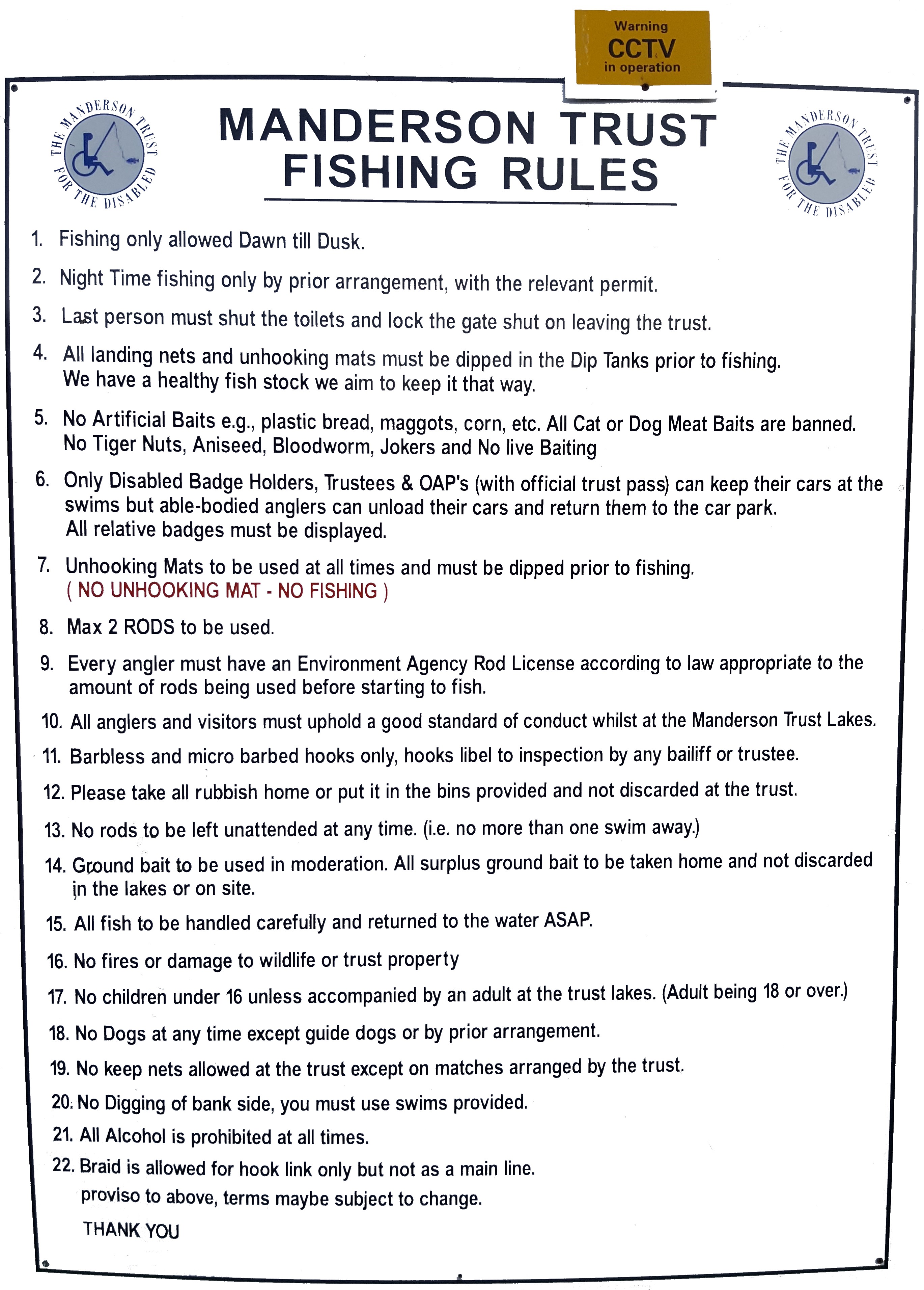 The Manderson Trust AboutRules